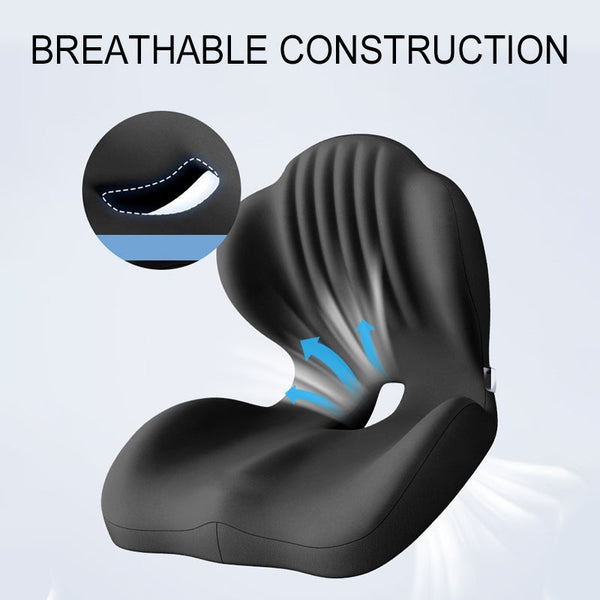 Ergonomic Seat Cushion with Lumbar Support