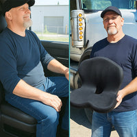 Ergonomic Seat Cushion with Lumbar Support