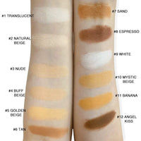 Travel-Friendly Oil-Control Compact Powder - SPF 50+ with Built-in Mirror