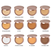 Travel-Friendly Oil-Control Compact Powder - SPF 50+ with Built-in Mirror